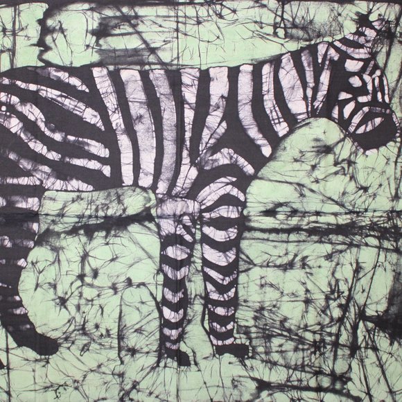 African Batik Zebra - Picture 1 of 4